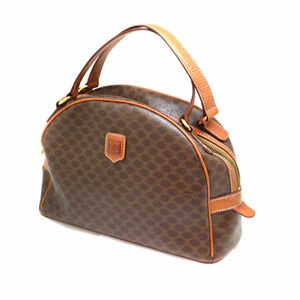 CELINE Macadam handbag brown leather